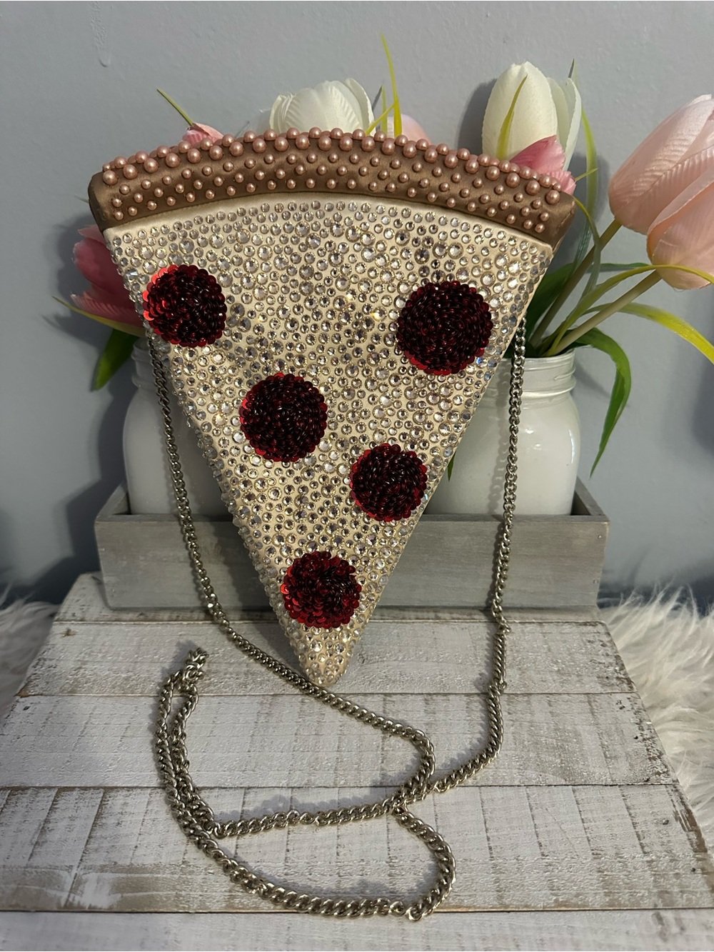 Kate spade pepperoni pizza crossbody bag